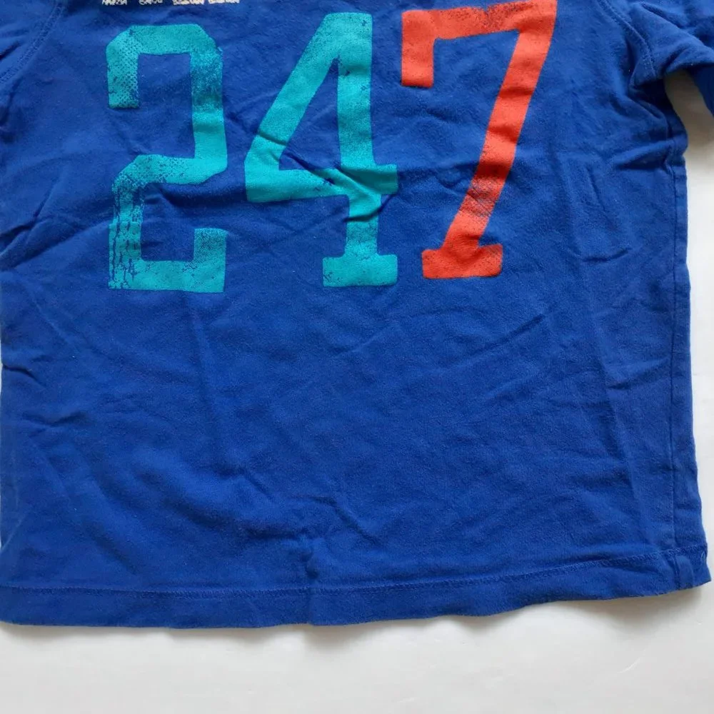 Old Navy Boys T-Shirt Blue Short Sleeve Awesome 5T